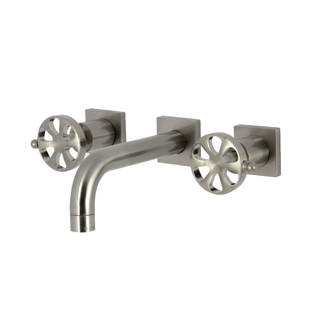 Belknap Wall-Mount Bathroom Faucet in Brushed Nickel