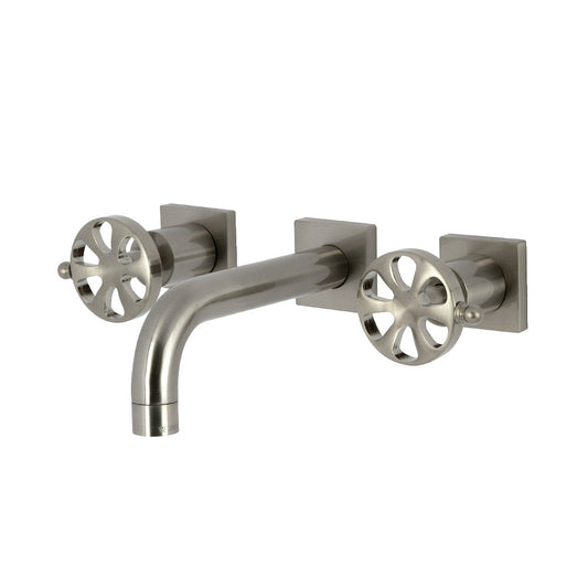 Belknap Wall-Mount Bathroom Faucet in Brushed Nickel
