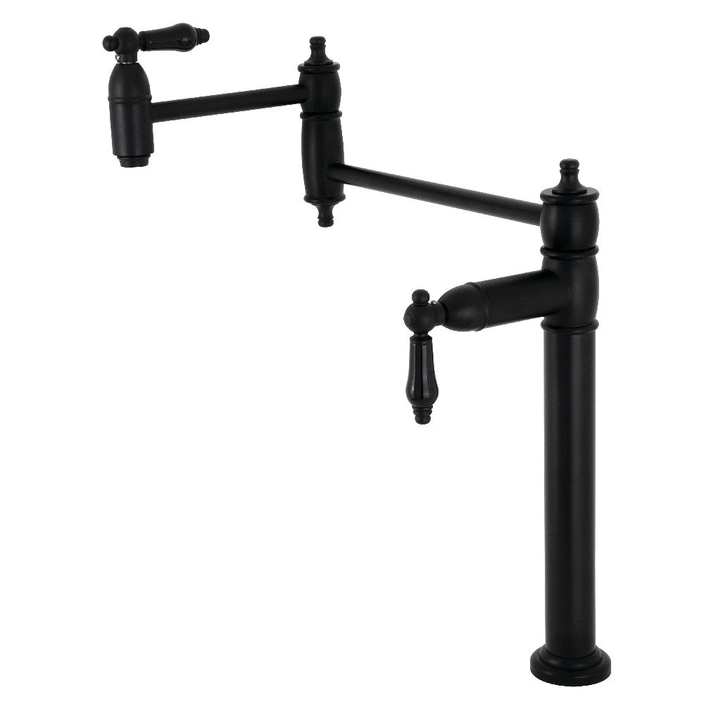 Duchess Pot Filler Faucet in Matte Black