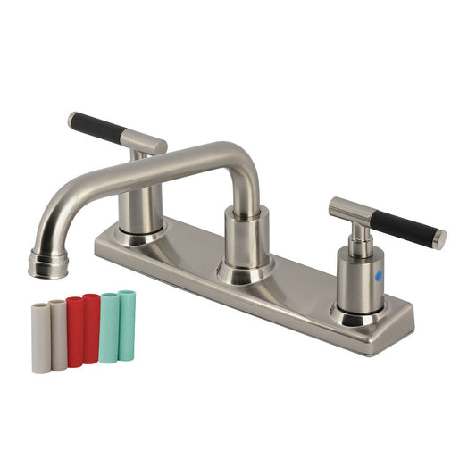 Kaiser Centerset Kitchen Faucet in Brushed Nickel