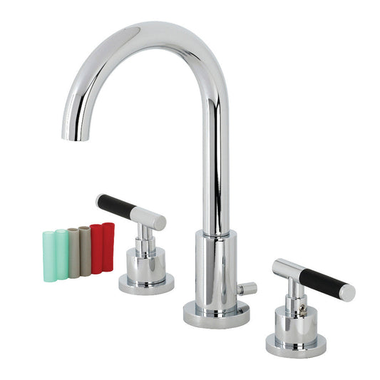 Kaiser Widespread Bathroom Faucet in Polished Chrome