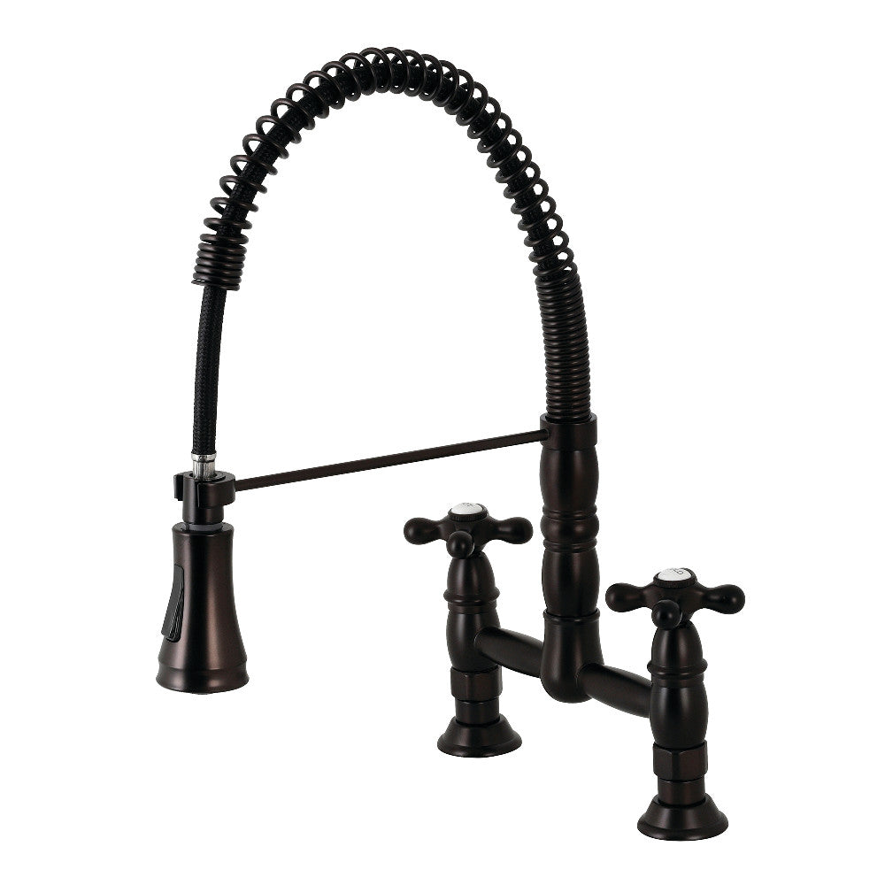 Heritage Pre-Rinse Kitchen Faucet in Oil Rubbed Bronze