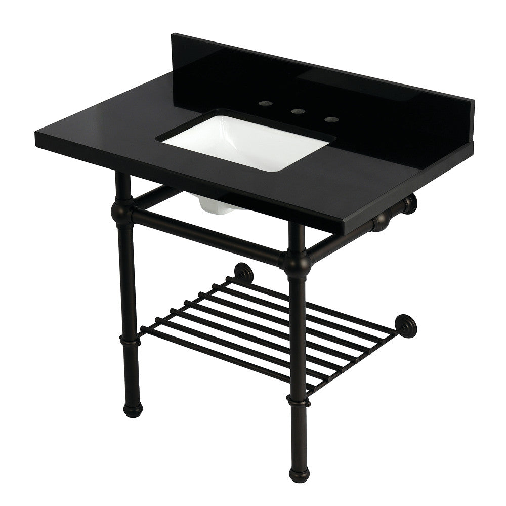 Templeton 36 Inch Console Sink in Oil Rubbed Bronze