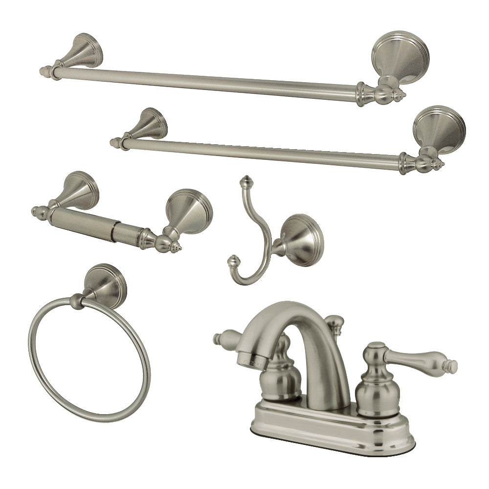 4 Inch Centerset Bathroom Faucet in Brushed Nickel
