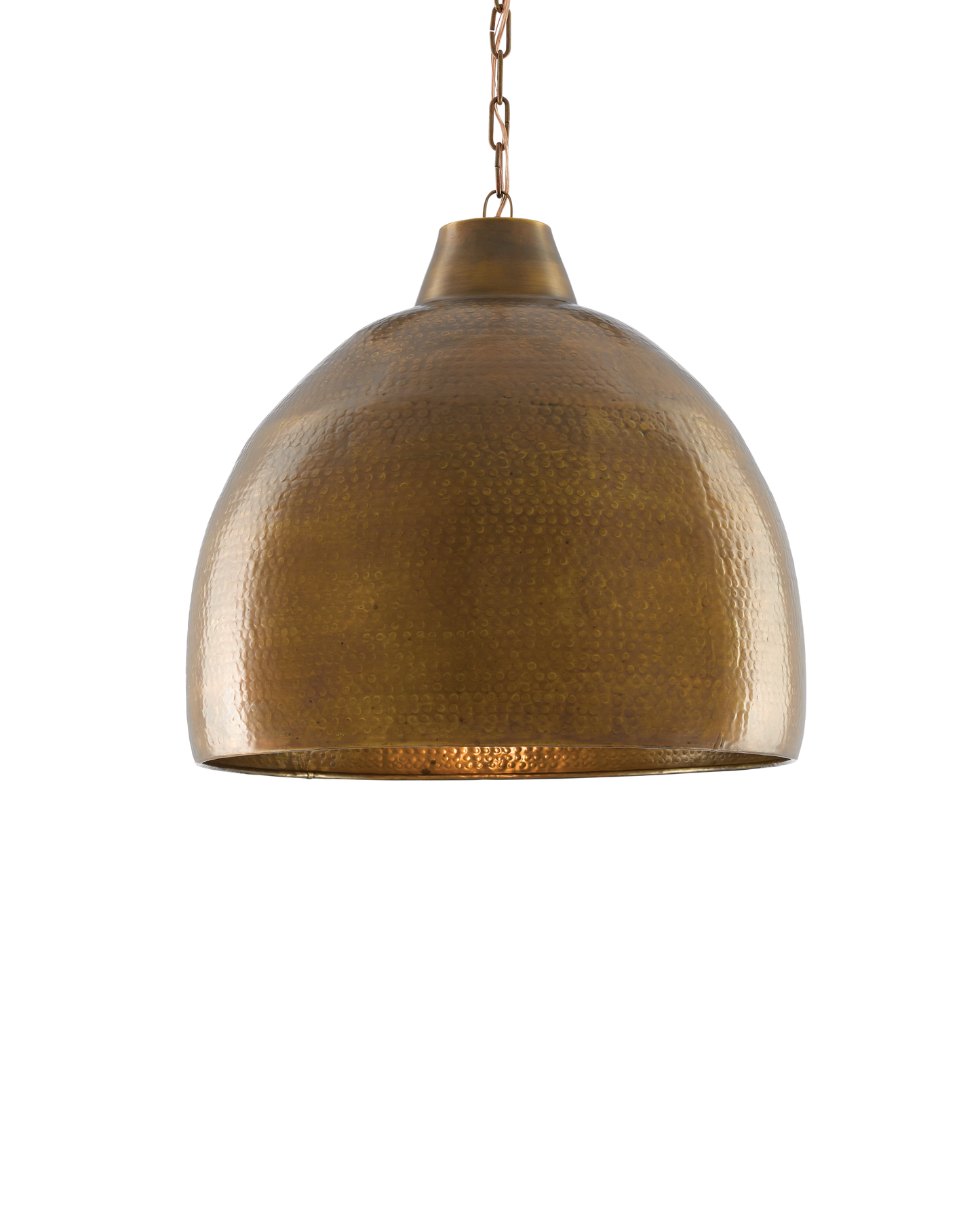 Earthshine Large Brass Pendant