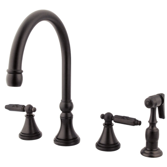 Georgian Widespread Kitchen Faucet in Oil Rubbed Bronze