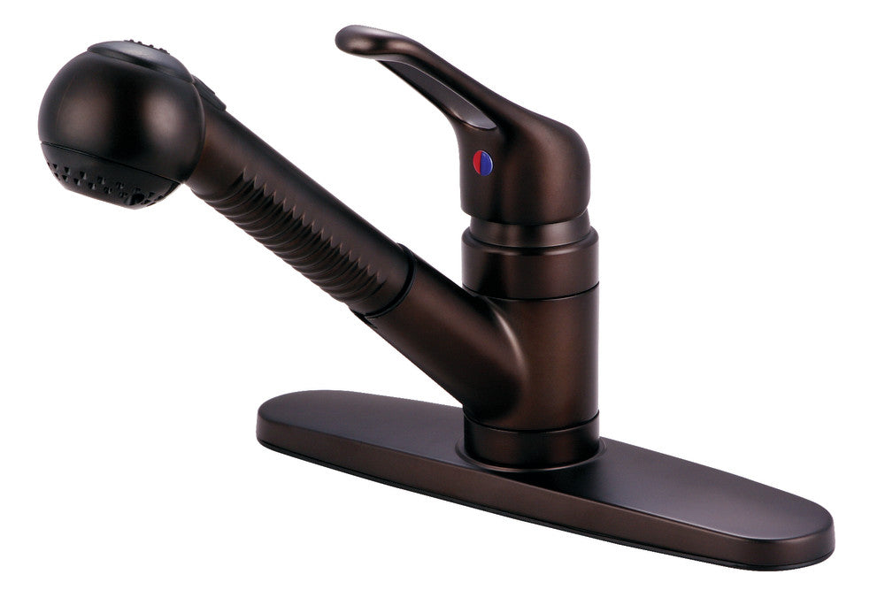 Wyndham Pull-Out Kitchen Faucet in Oil Rubbed Bronze