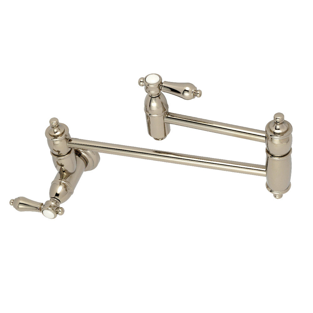 Heirloom Pot Filler Faucet in Polished Nickel