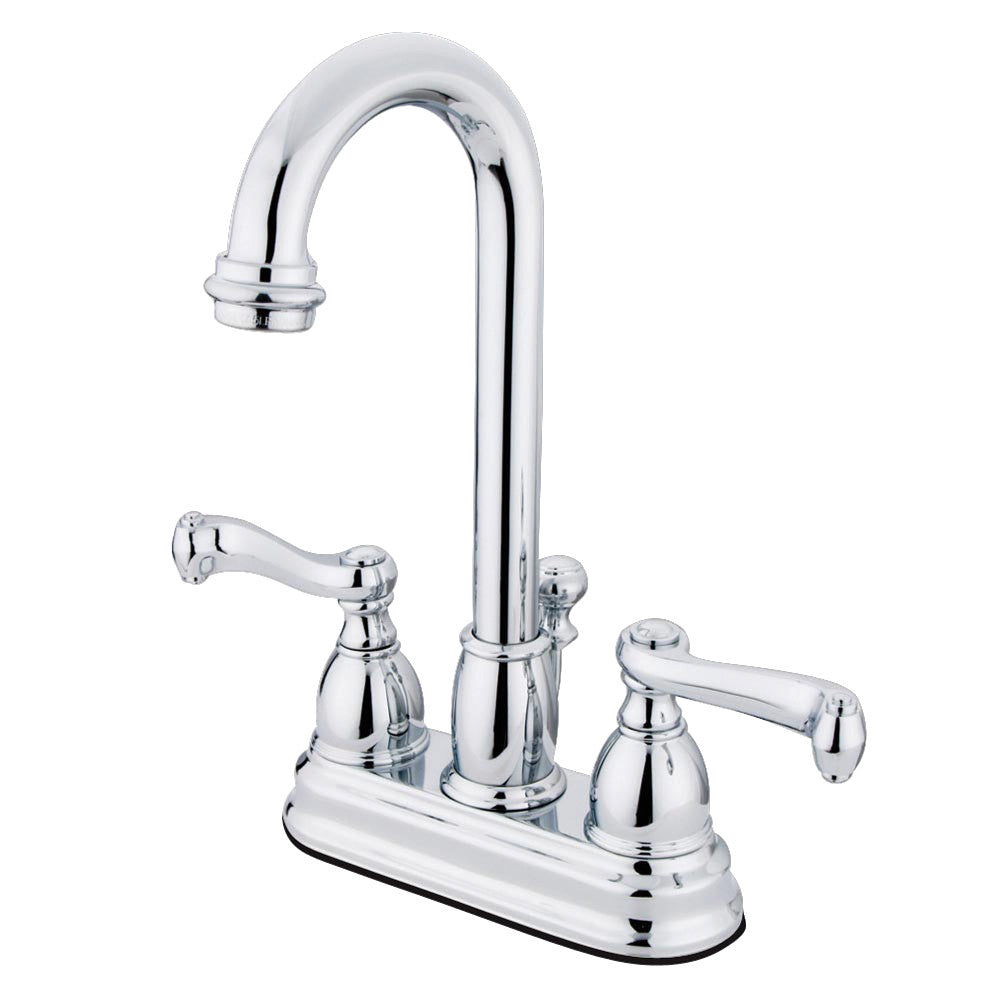 Royale 4 Inch Centerset Bathroom Faucet in Polished Chrome
