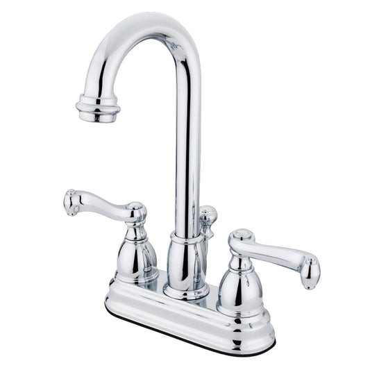Royale 4 Inch Centerset Bathroom Faucet in Polished Chrome