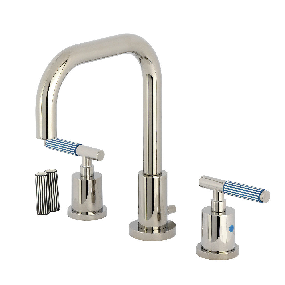 Verona Widespread Bathroom Faucet in Polished Nickel