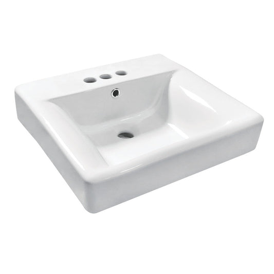 NuvoFusion 20.38 Inch Console Sink in White