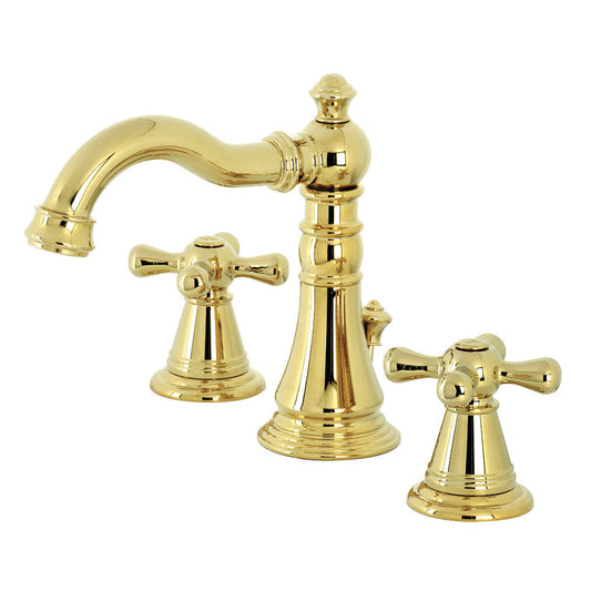 American Classic Widespread Bathroom Faucet in Polished Brass