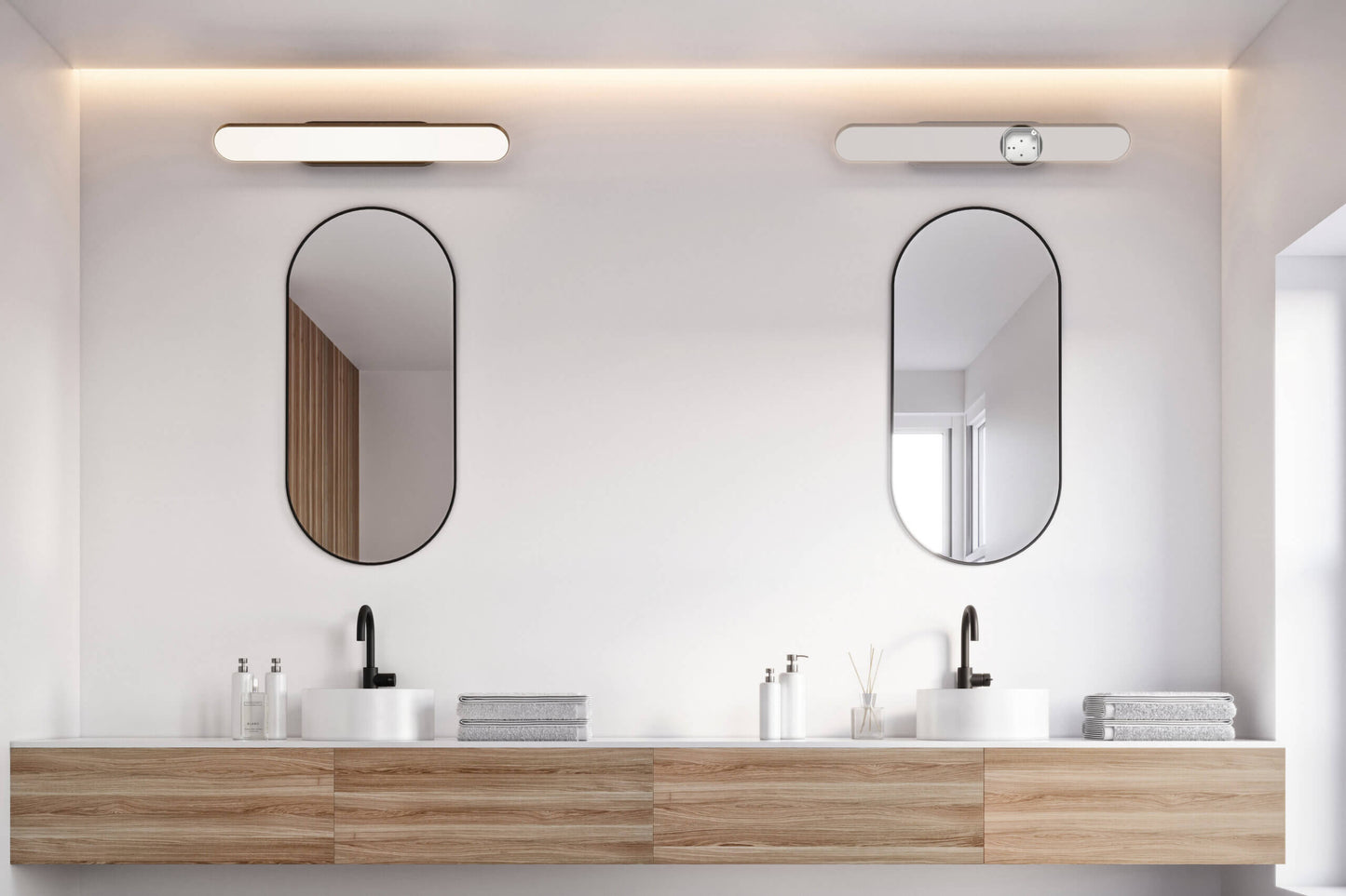 24in Vanity oblong adjustable on Octo Jbox