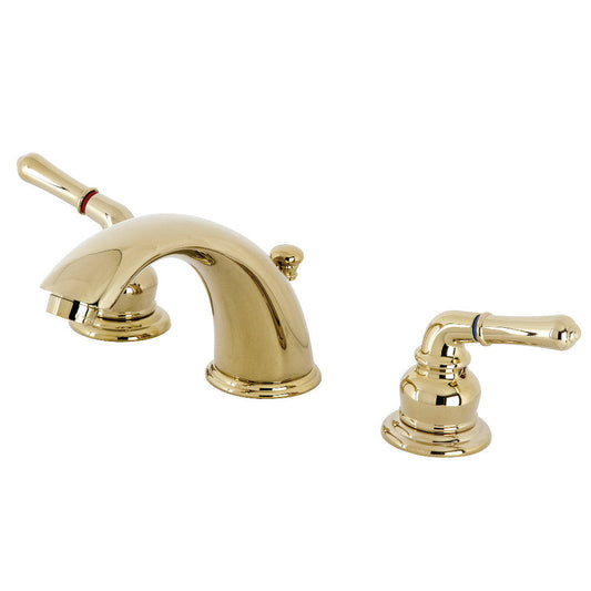 Magellan Widespread Bathroom Faucet in Polished Brass