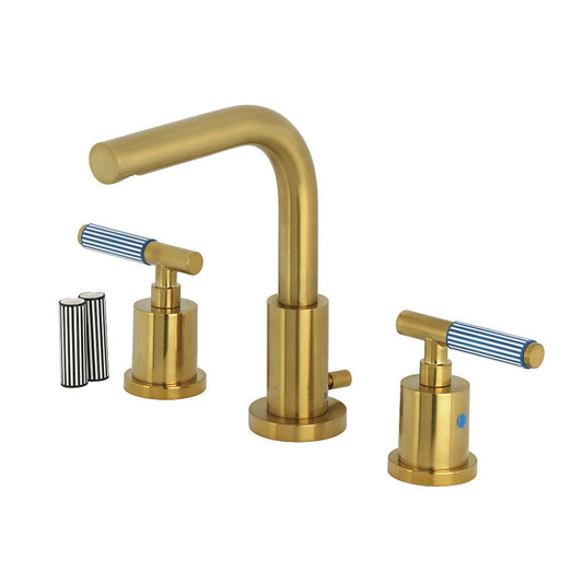 Verona Widespread Bathroom Faucet in Brushed Brass