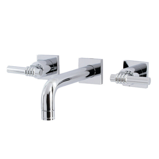 Milano Wall-Mount Bathroom Faucet in Polished Chrome