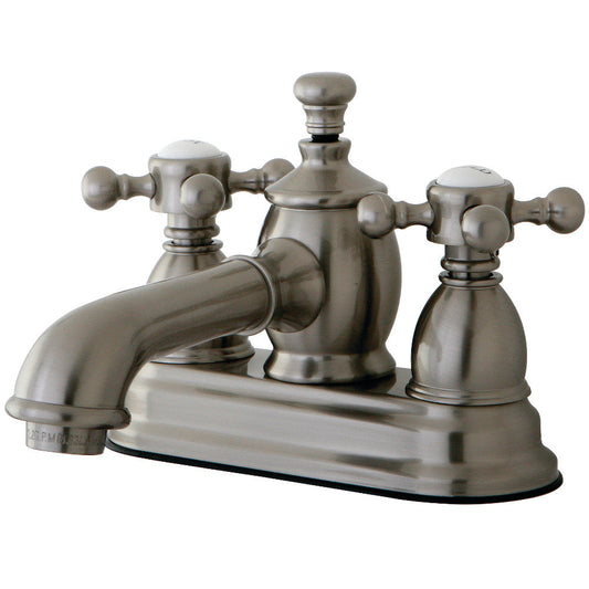 English Country 4 Inch Centerset Bathroom Faucet in Brushed Nickel