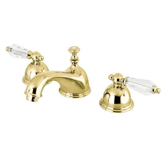 Wilshire Widespread Bathroom Faucet in Polished Brass