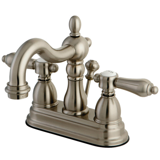 4 Inch Centerset Bathroom Faucet in Brushed Nickel