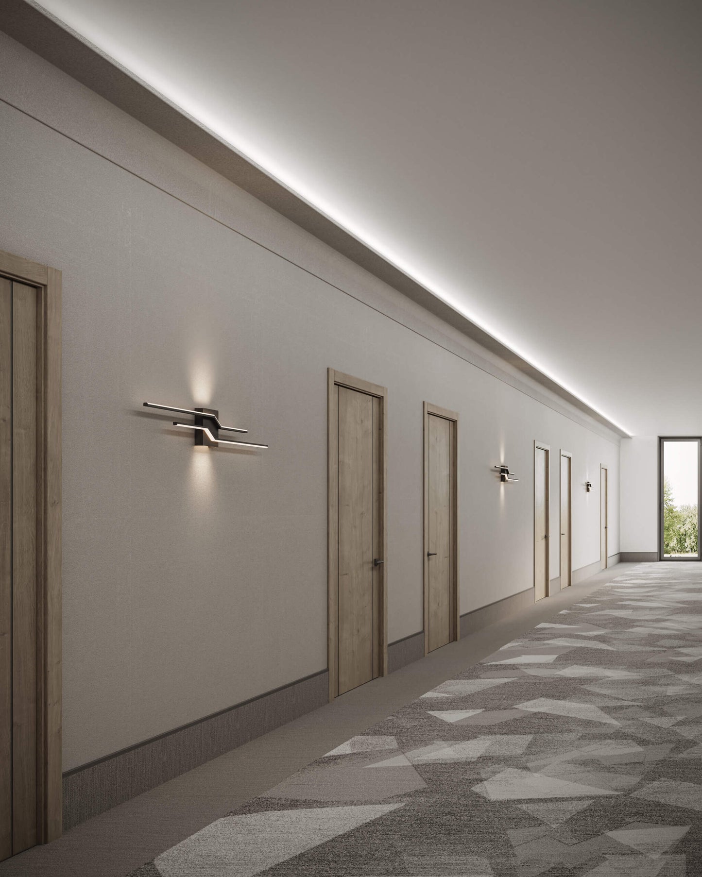 Double Line Wall Mount