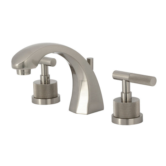 Convergent Widespread Bathroom Faucet in Brushed Nickel