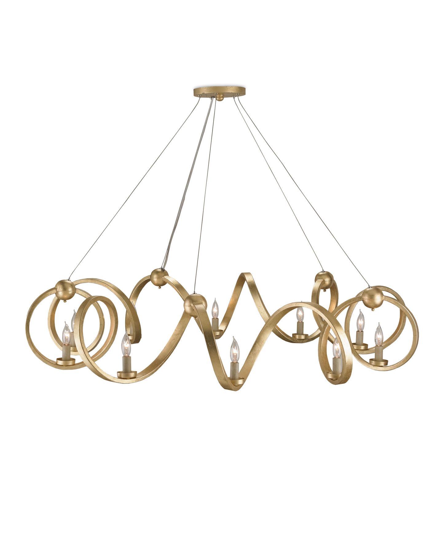 Ringmaster Gold Chandelier