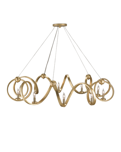 Ringmaster Gold Chandelier