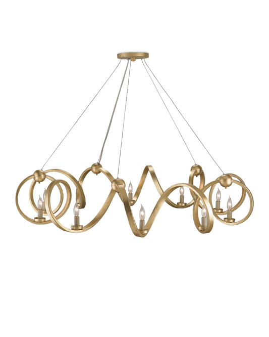 Ringmaster Gold Chandelier