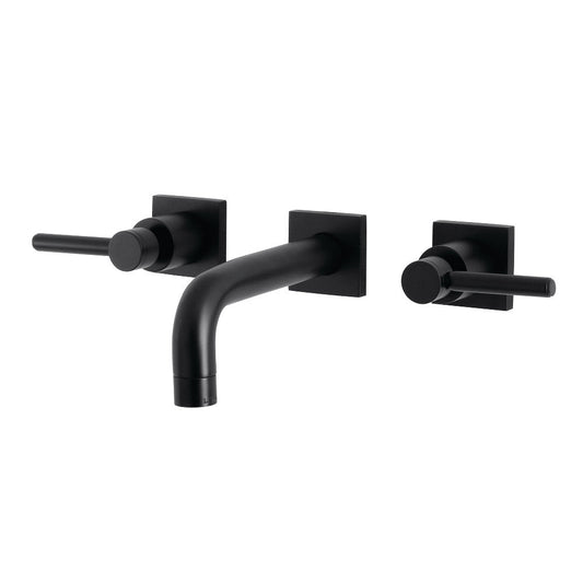 Concord Wall-Mount Bathroom Faucet in Matte Black