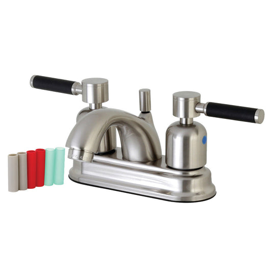 Kaiser 4 Inch Centerset Bathroom Faucet in Brushed Nickel