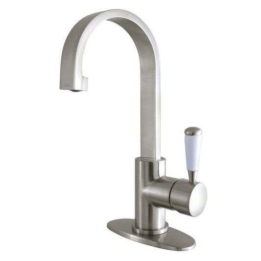 Paris Single-Hole Bathroom Faucet in Brushed Nickel