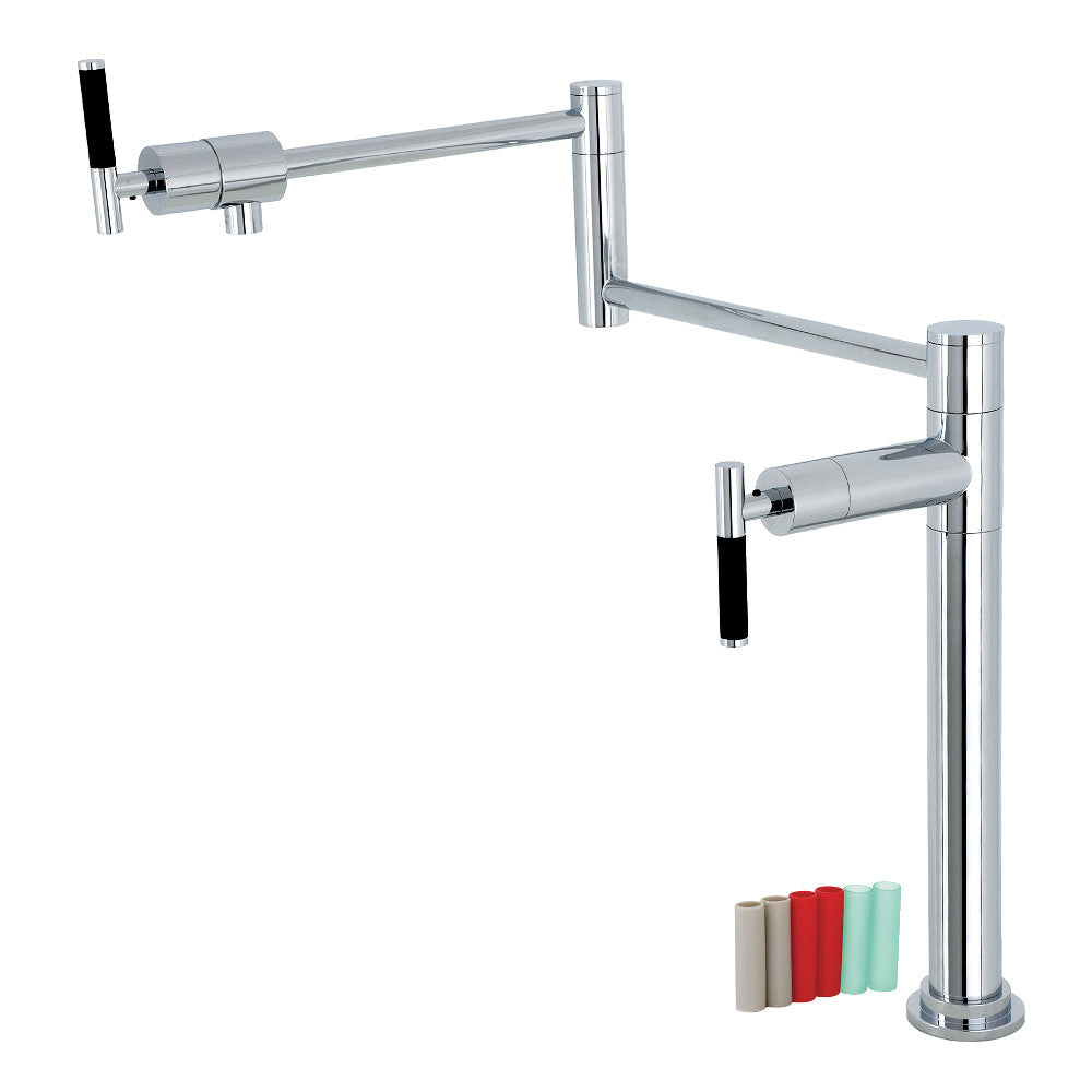 Kaiser Pot Filler Faucet in Polished Chrome