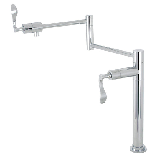 Century Pot Filler Faucet in Polished Chrome