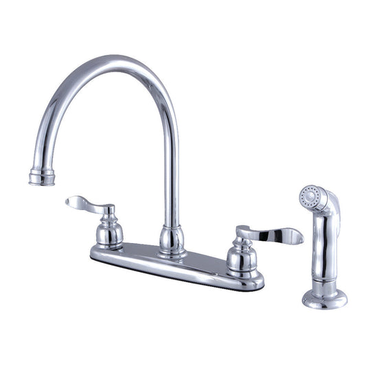 NuWave French Centerset Kitchen Faucet in Polished Chrome