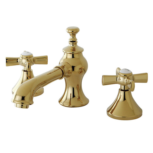Millennium Widespread Bathroom Faucet in Polished Brass