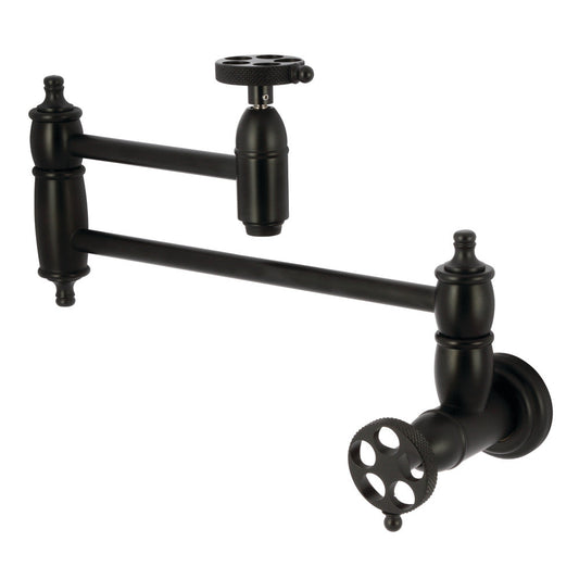 Webb Pot Filler Faucet in Matte Black