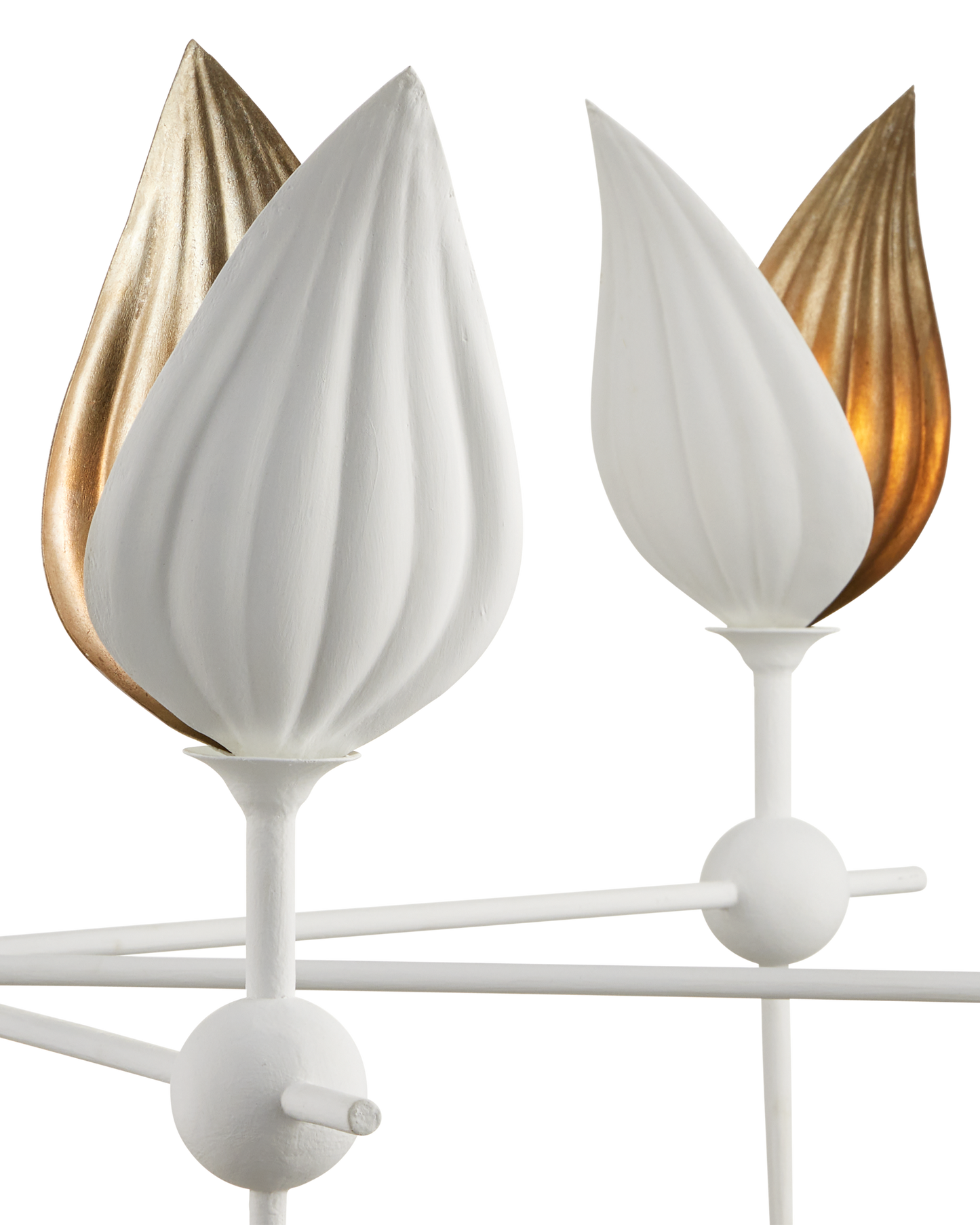 Peace Lily White Chandelier