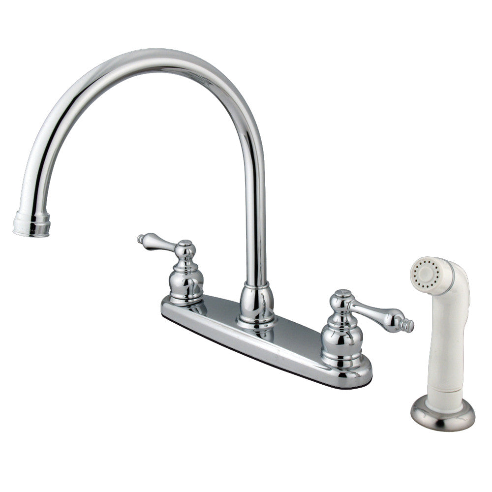 Vintage Centerset Kitchen Faucet in Polished Chrome