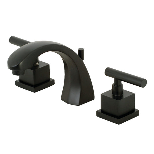 Claremont Widespread Bathroom Faucet in Matte Black