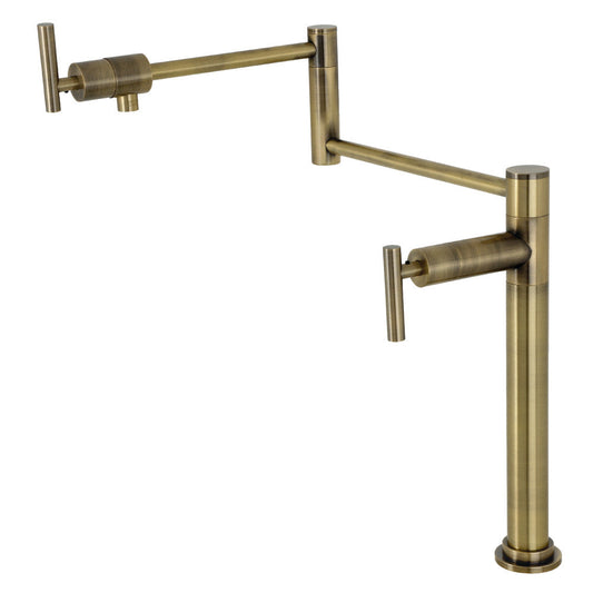 Manhattan Pot Filler Faucet in Antique Brass