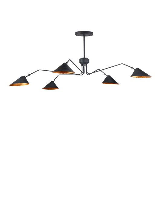 Serpa Black Chandelier