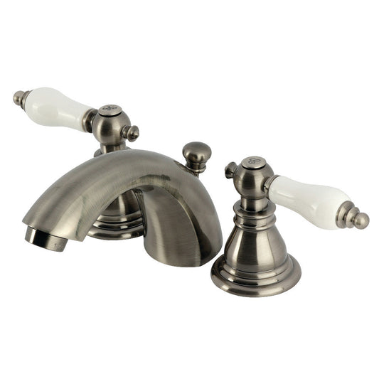 American Patriot Mini-Widespread Bathroom Faucet in Black Stainless