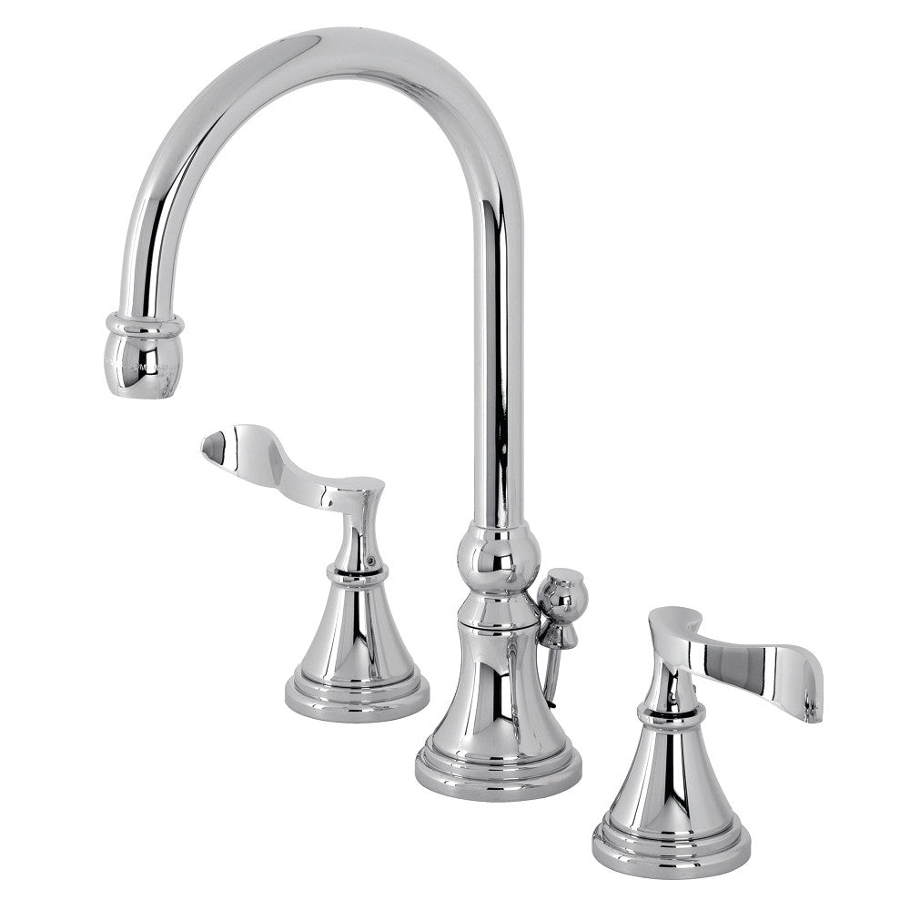 Century Widespread Bathroom Faucet in Polished Chrome