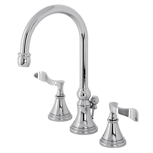 Century Widespread Bathroom Faucet in Polished Chrome