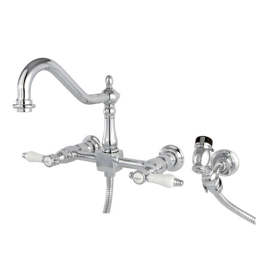 Bel-Air Wall Mount Kitchen Faucet in Polished Chrome