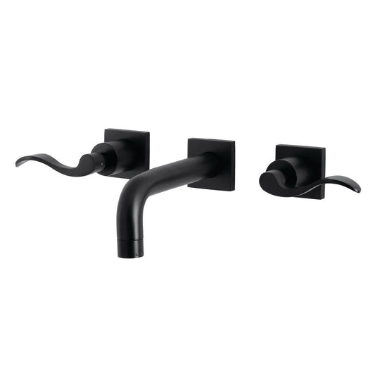 NuWave Wall-Mount Bathroom Faucet in Matte Black
