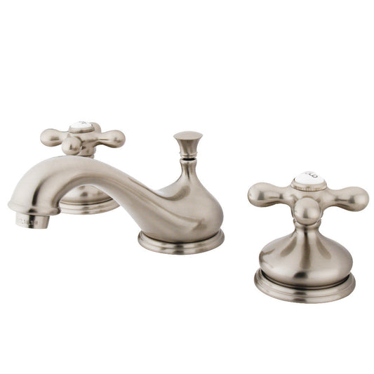 Heritage Widespread Bathroom Faucet in Brushed Nickel