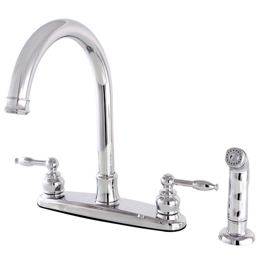Knight Centerset Kitchen Faucet in Polished Chrome