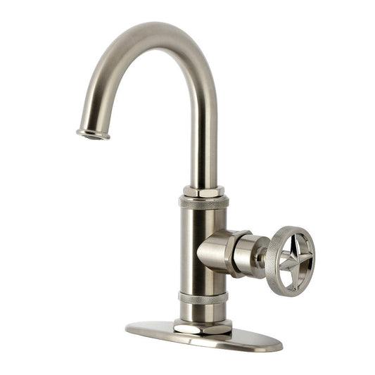 Ostro Single-Hole Bathroom Faucet in Brushed Nickel